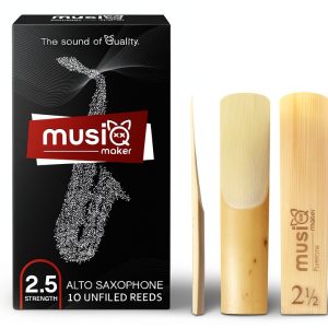 Musiq Maker Alto Saxophone Reeds 2.5 Cane-0