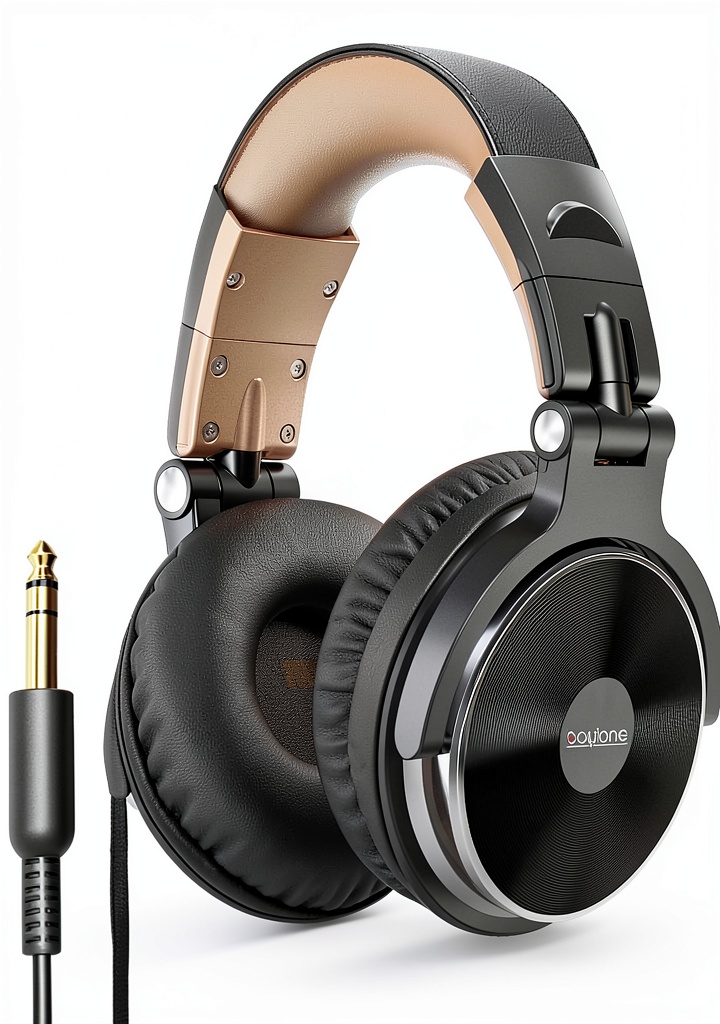 Boytone DJ Headphones with soft cushion and adjustable headband