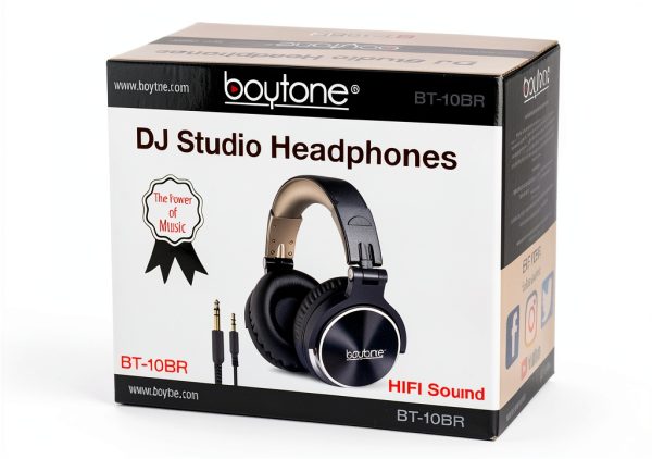 Boytone DJ Headphones Plastic Over Ear-6