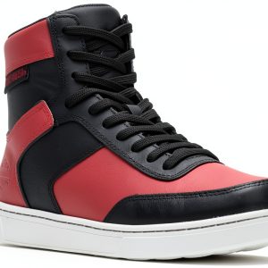 Wolverine Red and Black Motorcycle Shoes for Women-0
