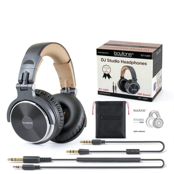 Boytone DJ Headphones Plastic Over Ear-4