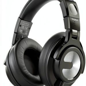 VkingMoR Studio Headphones Leather Over Ear Design-0