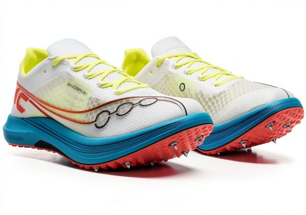 Saucony Cross Country Racing Shoe White Mutant Size 8.5 Carbon Plate-2