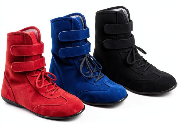 Speedway Motors Motorcycle Protective Shoes Unisex Red/Blue Size 7-14-1