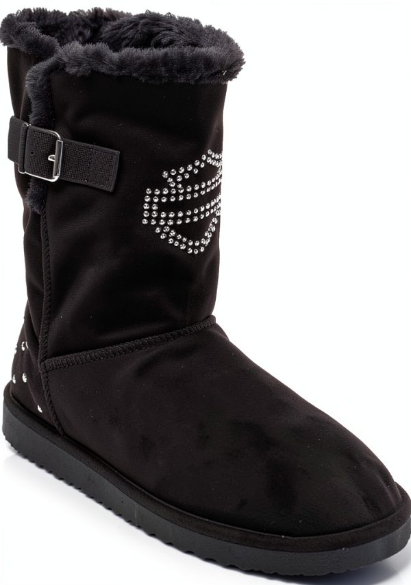 Harley-Davidson Womens EMMALYN-W Motorcycle Shoes with Shearling-0