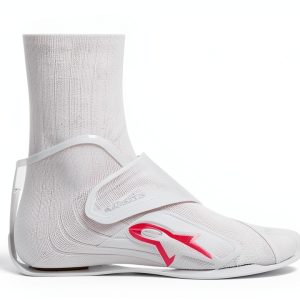 Alpinestars Motorcycle Shoes Tech 1-Z V2 Black/White/Silver Size 10-0