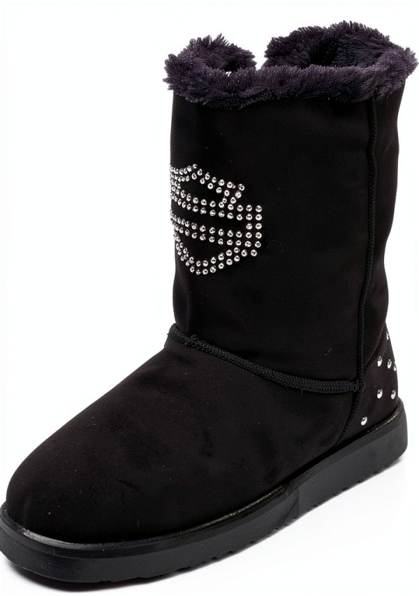 Harley-Davidson Womens EMMALYN-W Motorcycle Shoes with Shearling-1