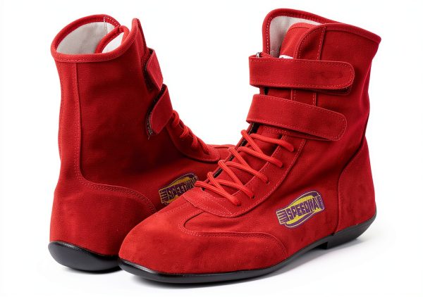 Speedway Motors Motorcycle Protective Shoes Unisex Red/Blue Size 7-14-5