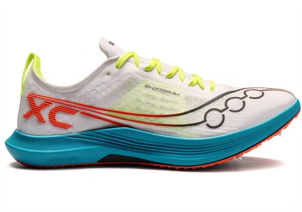 Saucony Cross Country Racing Shoe White Mutant Size 8.5 Carbon Plate-1