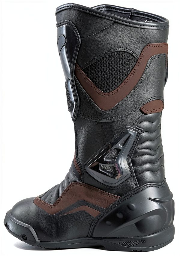 Women's Motorcycle Shoes Hive Moto Waterproof Leather CE Boots Pink-4