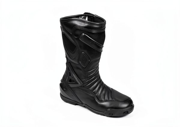 Women's Motorcycle Shoes Hive Moto Waterproof Leather CE Boots Pink-1